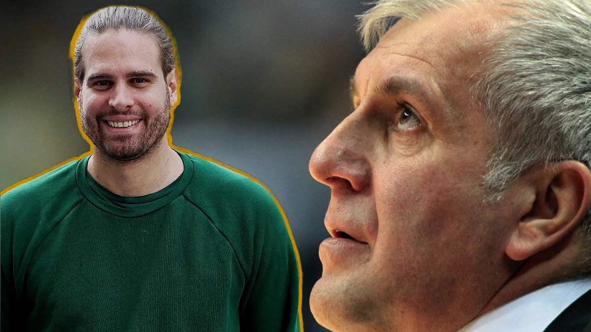 Ο Ζέλικο Ομπράντοβιτς σε έντονη στιγμή από αγώνα