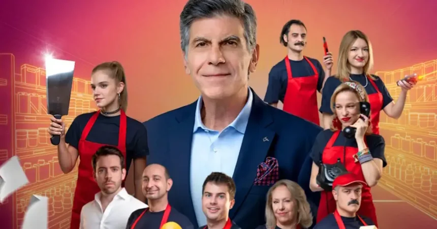 Ο Γιάννης Μπέζος και το καστ της σειράς Σούπερ Ήρωες στον ΑΝΤ1