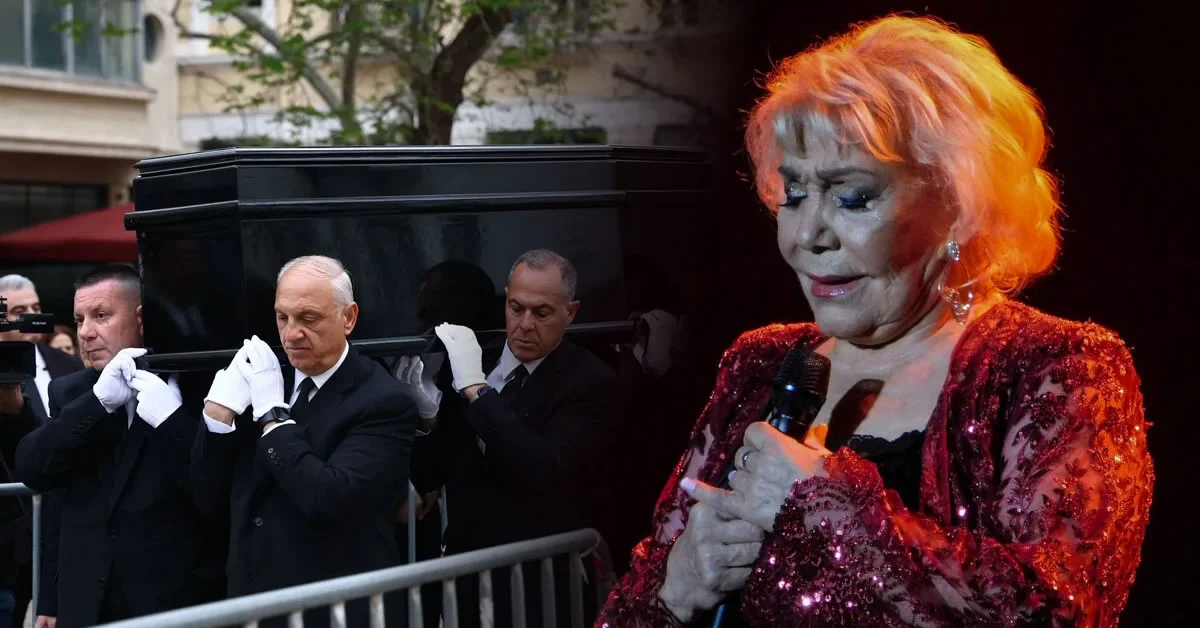 Κόσμος περιμένει στο λαϊκό προσκύνημα για την κηδεία της Μαρινέλλας στον Άγιο Ελευθέριο της Αθήνας