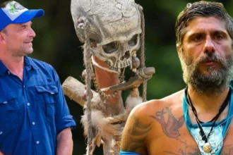 Ο Μιχάλης Σηφάκης μιλάει με ένταση στο συμβούλιο του νησιού εξηγώντας τους λόγους που δεν ψηφίζεται.