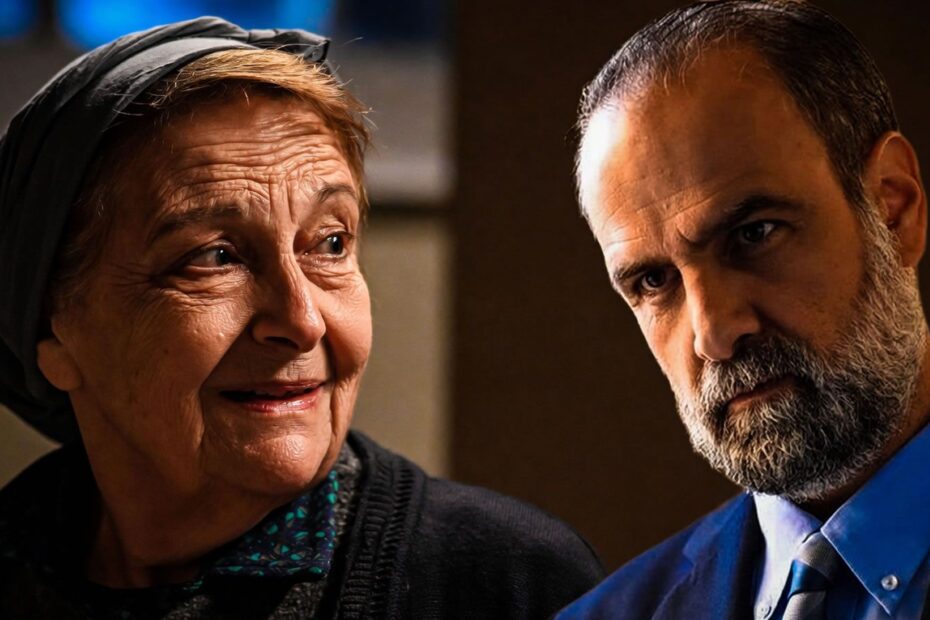 Ο Παύλος με σκοτεινό και απειλητικό βλέμμα απέναντι στην Κική στα νέα επεισόδια της σειράς Άγιος Έρωτας.