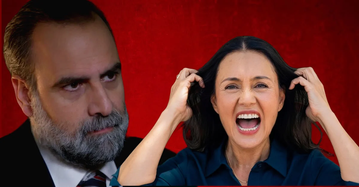 Η Σμαρώ σε κατάσταση απόλυτης οργής στα νέα επεισόδια της σειράς Άγιος Έρωτας, την ώρα που προσπαθεί να τη συγκρατήσει η Αναστασία.