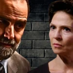 Η Θάλεια σε κατάσταση απόγνωσης μετά την έφοδο της εφορίας που προκάλεσε ο Μαρκόπουλος στη σειρά Άγιος Έρωτας.