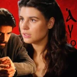 Η Χλόη και ο Νικόλαος κοιτάζονται με αγάπη, ενώ η Θάλεια παρακολουθεί με σοκαρισμένο βλέμμα στα νέα επεισόδια της σειράς Άγιος Έρωτας.