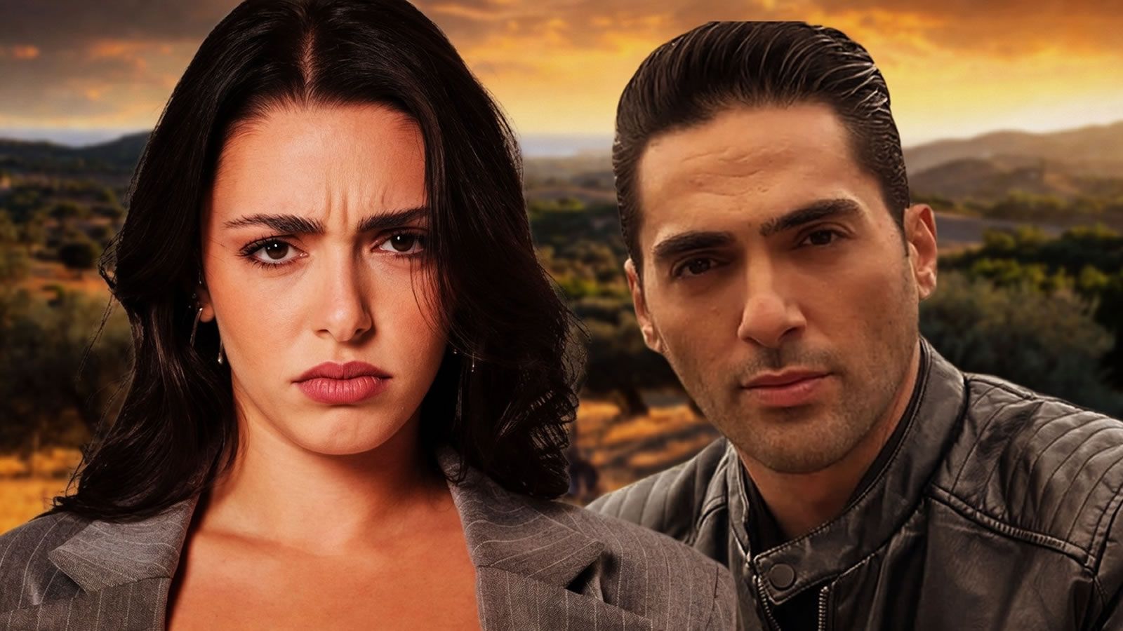 Η Αριάδνη σε μια δραματική σκηνή ρήξης με τον Κουράκο, τη στιγμή που μαθαίνει την αλήθεια για την Ισμήνη στη σειρά Η Γη της Ελιάς.