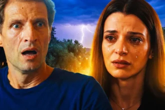 Η Ισμήνη κρατάει μαχαίρι σε κατάσταση αμόκ και συγκρούεται με τον Κωνσταντίνο στα νέα επεισόδια της σειράς Η Γη της Ελιάς.