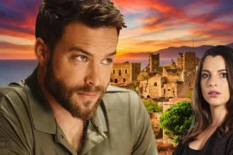 Η Ισμήνη και ο Μιχάλης ανταλλάσσουν ένα τρυφερό βλέμμα, καθώς η αρχική τους κόντρα μετατρέπεται σε έναν παθιασμένο έρωτα, στα νέα επεισόδια της σειράς Η Γη της Ελιάς.