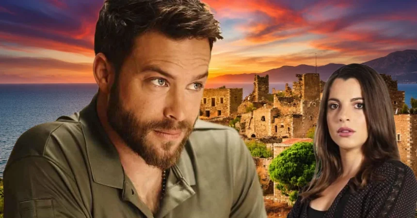 Η Ισμήνη και ο Μιχάλης ανταλλάσσουν ένα τρυφερό βλέμμα, καθώς η αρχική τους κόντρα μετατρέπεται σε έναν παθιασμένο έρωτα, στα νέα επεισόδια της σειράς Η Γη της Ελιάς.