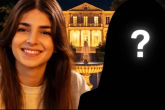 Η Βασιλική γελαστή και ανακουφισμένη μαθαίνοντας τα απίστευτα νέα για την περιουσία, στα νέα επεισόδια της σειράς Η Γη της Ελιάς.