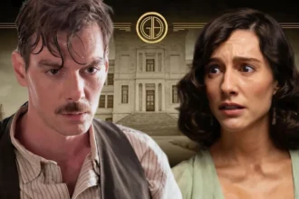 Ο Πέτρος έξαλλος αρπάζει τη Σοφία, η οποία τον κοιτάζει τρομοκρατημένη, στα νέα γεμάτα ένταση επεισόδια της σειράς Grand Hotel του ΑΝΤ1.