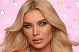 Η Κατερίνα Καινούργιου ποζάρει χαμογελαστή βιώνοντας την πιο ευτυχισμένη περίοδο της ζωής της.