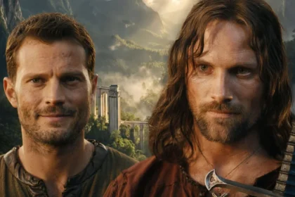 Ο ηθοποιός Jamie Dornan ως ο νέος Aragorn δίπλα στους εμβληματικούς χαρακτήρες της Μέσης Γης για τη νέα ταινία Lord of the Rings Hunt for Gollum.
