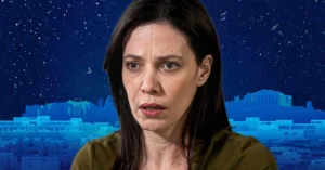 Η Αρετή σε κατάσταση κατάρρευσης, ενώ σε άλλο πλάνο ο Οδυσσέας φαίνεται προβληματισμένος στα νέα επεισόδια της σειράς Μια νύχτα μόνο.