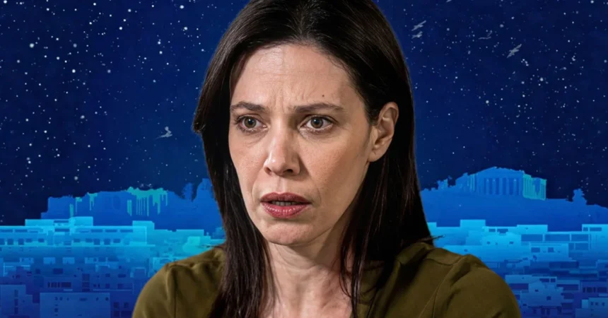 Η Αρετή σε κατάσταση κατάρρευσης, ενώ σε άλλο πλάνο ο Οδυσσέας φαίνεται προβληματισμένος στα νέα επεισόδια της σειράς Μια νύχτα μόνο.