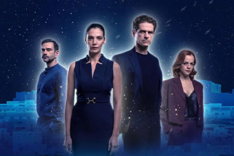 Το λογότυπο της σειράς Μια νύχτα μόνο που προβάλλεται στο MEGA