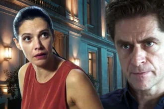 Η Αρετή με βουρκωμένα μάτια κοιτάζει από μακριά τον Οδυσσέα και την Αλεξάνδρα στα νέα δραματικά επεισόδια της σειράς Μια Νύχτα Μόνο.