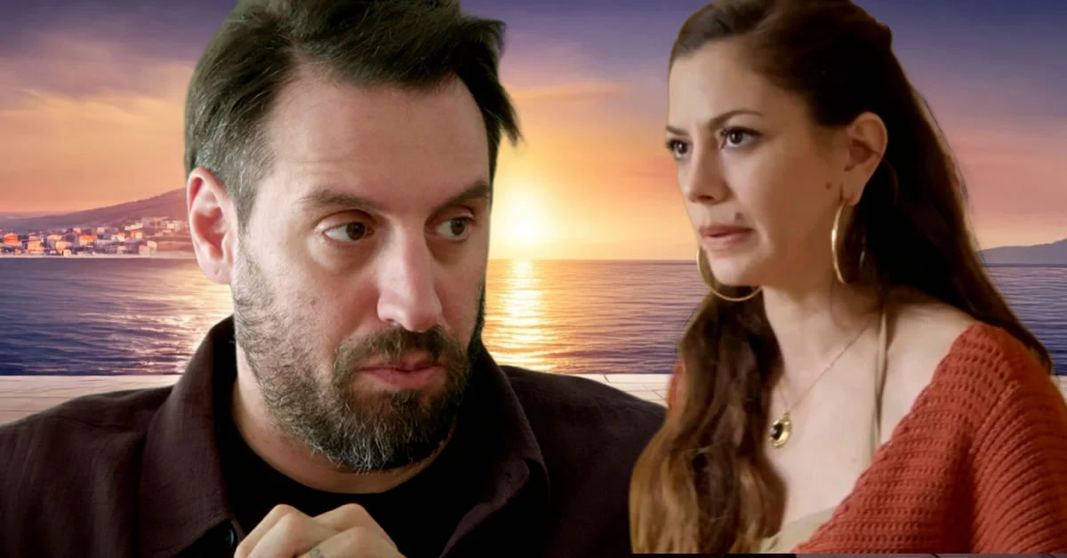 Η Στυλιανή και ο Μάκης από τη σειρά Να μ' αγαπάς σε μια έντονη σκηνή σύγκρουσης μετά την αποκάλυψη της απιστίας του με την υπηρέτρια Θεανώ.