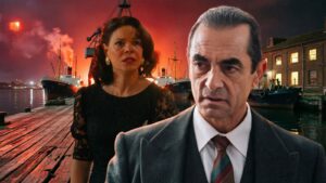 Ο Καπετανάκος και η Αλεξάνδρα σε μια κρίσιμη σκηνή αποκαλύψεων στα νέα επεισόδια της επιτυχημένης σειράς του Alpha, Porto Leone.