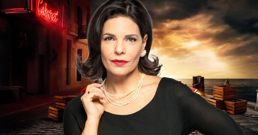 Η Αλεξάνδρα από τη σειρά Porto Leone κοιτάζει συγκινημένη το μωρό, τον κρυφό διάδοχο του αδικοχαμένου γιου της.