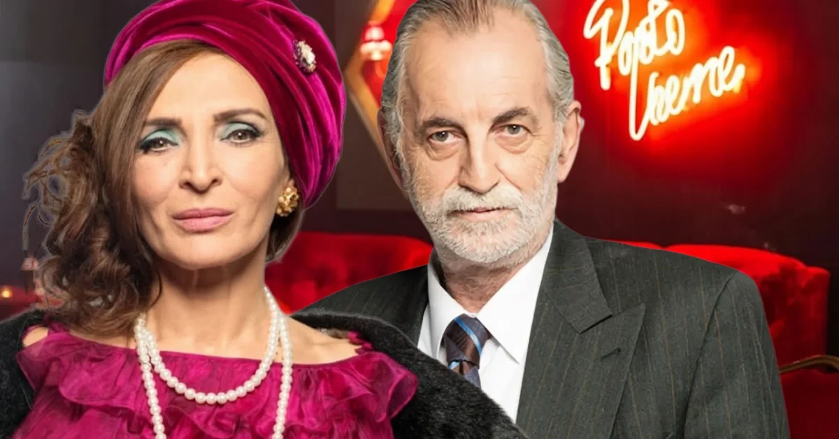 Η Φωφώ κοιτάζει με απόγνωση τον Μανώλη, ο οποίος δεν μπορεί να την αναγνωρίσει, στα νέα σκοτεινά επεισόδια της σειράς Porto Leone.