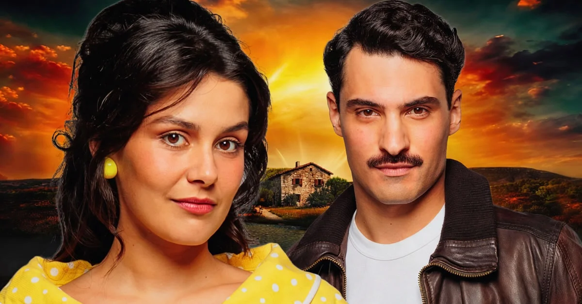 Η Μαγδαληνή και ο Οδυσσέας και ο Ιάκωβος σε κολαζ στη σειρά Το σπίτι δίπλα στο ποτάμι.