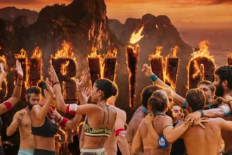 οι παίκτες των Αθηναίων στο Survivor 2026 σε κρίσιμο και γεμάτο ένταση αγώνα επάθλου κόντρα στους Επαρχιώτες.