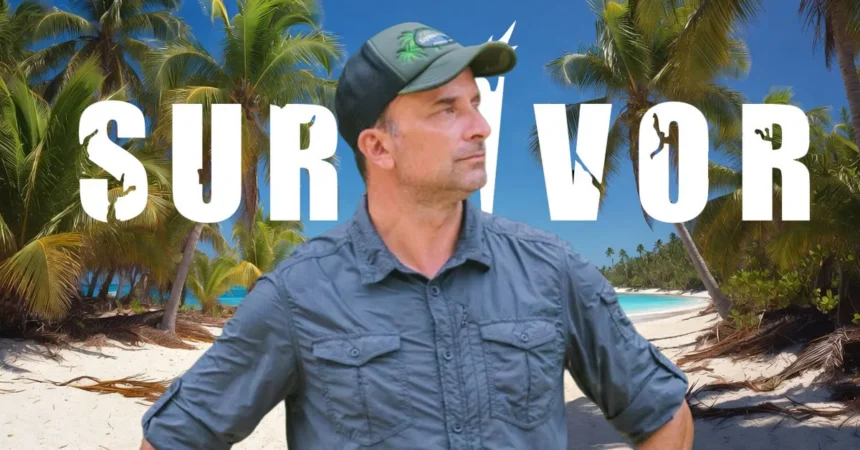 Ο Γιώργος Λιανός στον Άγιο Δομίνικο παρουσιάζοντας τα αγωνίσματα του Survivor 2026, το οποίο συνεχίζεται κανονικά χωρίς διακοπή για το Πάσχα.