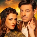 Η Μελισσάνθη με δακρυσμένο και απελπισμένο βλέμμα, διχασμένη ανάμεσα στον Άγγελο και τον αυταρχικό σύζυγό της, Απόστολο Φατούρο, στη σειρά του Alpha.