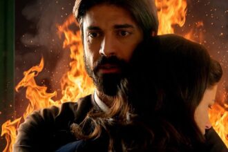 Η Χλόη και ο Νικόλαος σε μια οριακή στιγμή στα επόμενα επεισόδια της σειράς Άγιος Έρωτας.