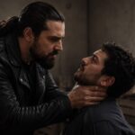 Σκηνή από τη σειρά Γη της Ελιάς με τον Παυλή σε έντονη αντιπαράθεση