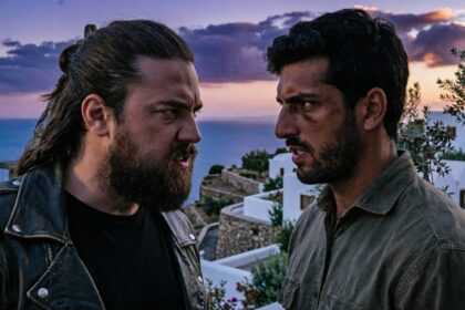 Ο Παυλής από τη σειρά Η Γη της Ελιάς σε μια δραματική στιγμή.