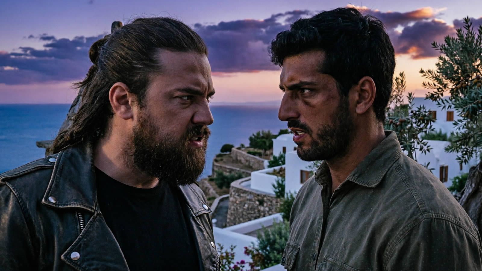 Ο Παυλής από τη σειρά Η Γη της Ελιάς σε μια δραματική στιγμή.