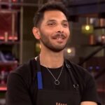 Ο Χάρης Τζαν μπροστά στους κριτές του MasterChef 10 λίγο πριν ανακοινωθεί η αποχώρησή του.