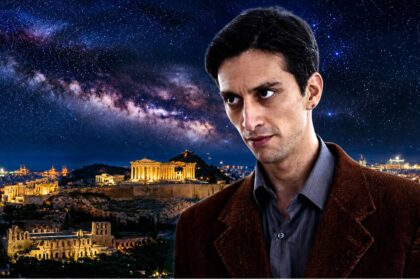 Στιγμιότυπο από τη σύγκρουση Μπακύρα και Νικήτα στη σειρά Μια Νύχτα Μόνο