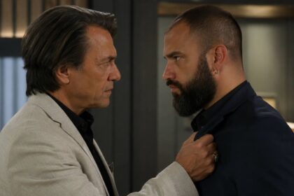 Σκηνή από τη σειρά «Να μ' αγαπάς» με έντονη δραματική στιγμή