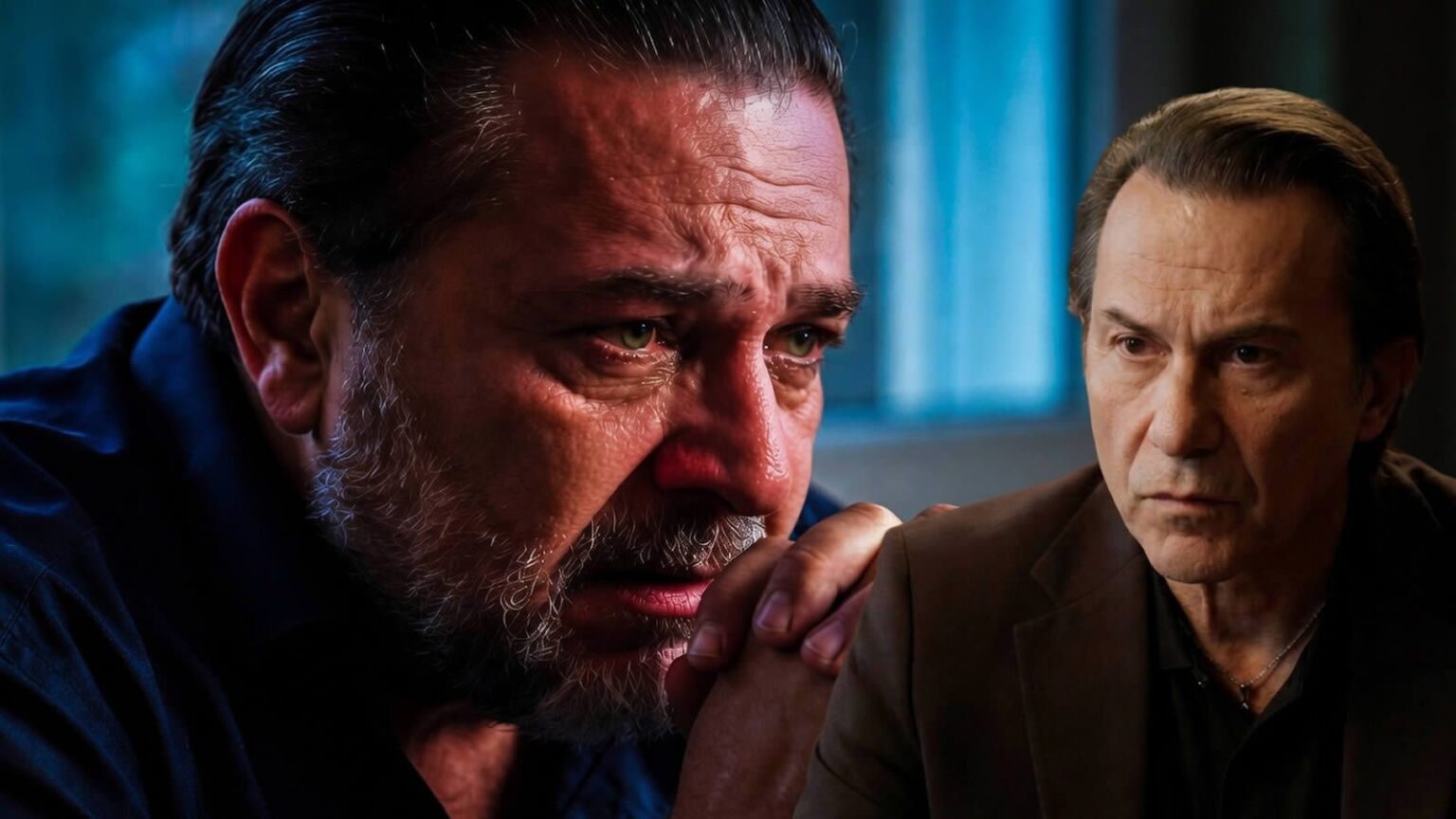 Ο Θεόφιλος και ο Άγγελος σε μια κρίσιμη στιγμή στα επόμενα επεισόδια της σειράς Να μ' αγαπάς.