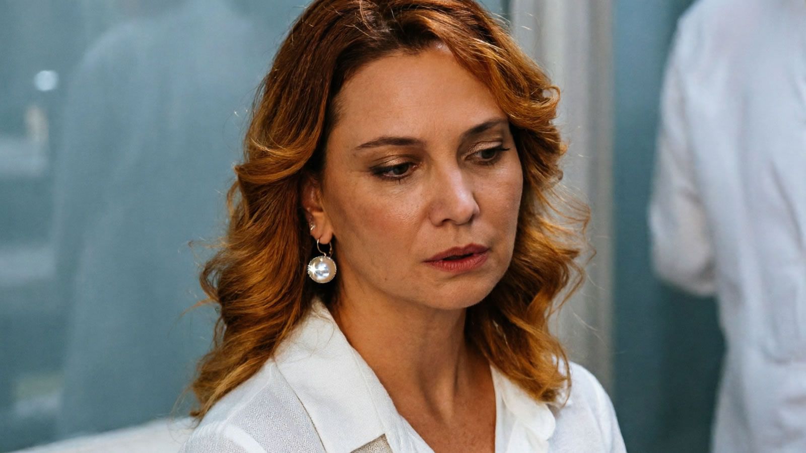 Σκηνή από την ελληνική σειρά «Να μ' αγαπάς» με την Ζωή