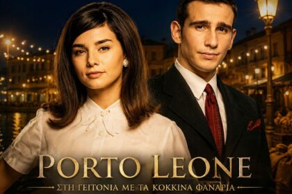 Σκηνή από τη σειρά Porto Leone με τους Λένα και Ανδρέα