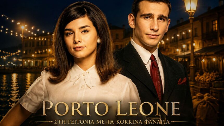 Σκηνή από τη σειρά Porto Leone με τους Λένα και Ανδρέα