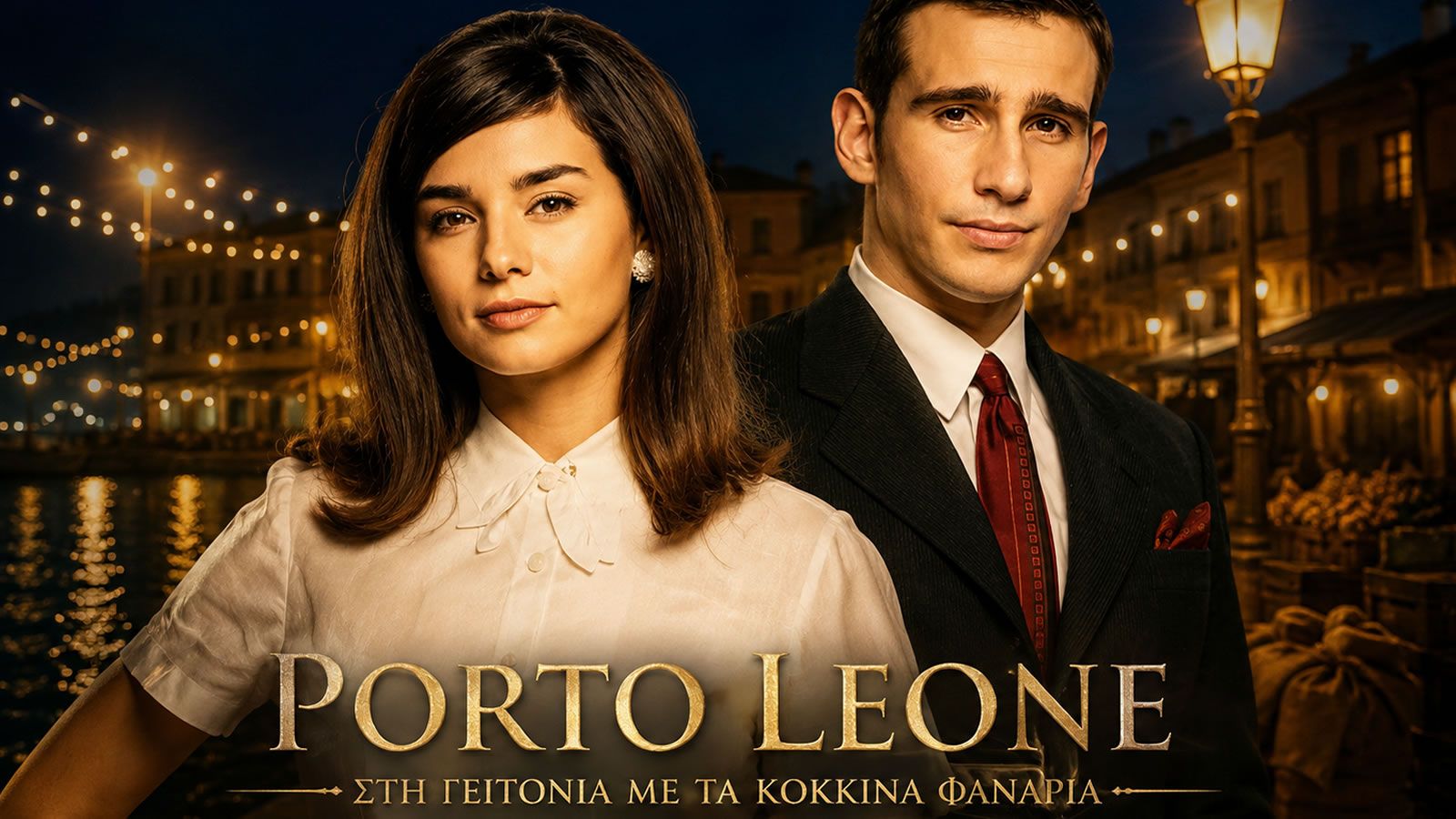 Σκηνή από τη σειρά Porto Leone με τους Λένα και Ανδρέα