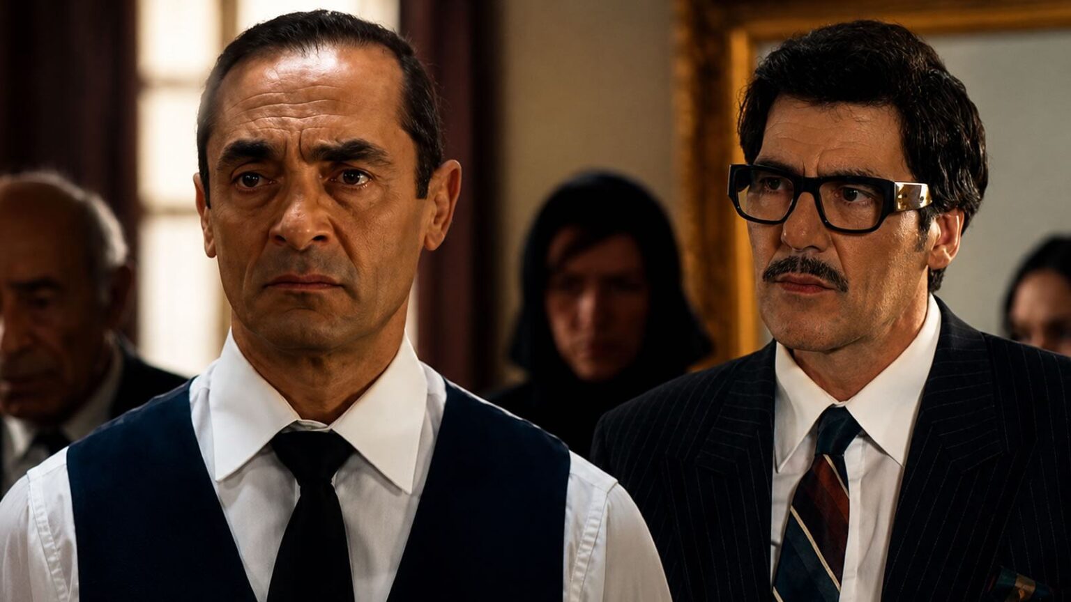 Σκηνή από τη σειρά Porto Leone του ALPHA με τον Αλέκο Συσσοβίτη και τον Αντώνη Καρυστινό