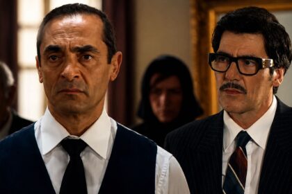 Σκηνή από τη σειρά Porto Leone του ALPHA με τον Αλέκο Συσσοβίτη και τον Αντώνη Καρυστινό