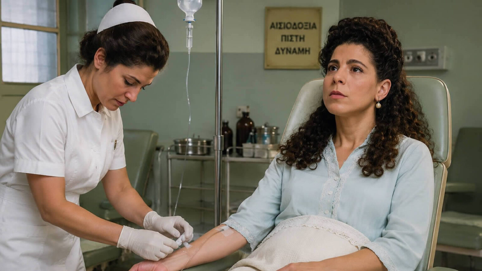 Η Ασπασία καταρρέει μαθαίνοντας για τον καρκίνο της Στέλλας στα νέα επεισόδια της σειράς Το σπίτι δίπλα στο ποτάμι.