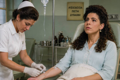 Η Ασπασία καταρρέει μαθαίνοντας για τον καρκίνο της Στέλλας στα νέα επεισόδια της σειράς Το σπίτι δίπλα στο ποτάμι.