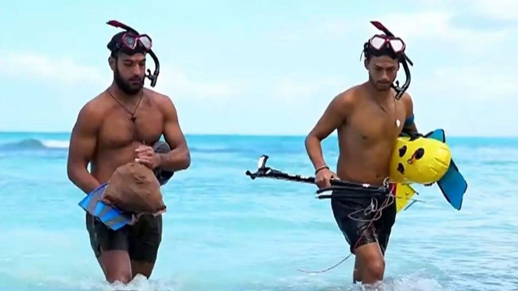 Ο παίκτης του Survivor Σταύρος Φλώρος πριν από το σοβαρό ατύχημα με το ταχύπλοο.