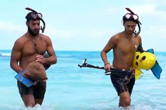 Ο παίκτης του Survivor Σταύρος Φλώρος πριν από το σοβαρό ατύχημα με το ταχύπλοο.