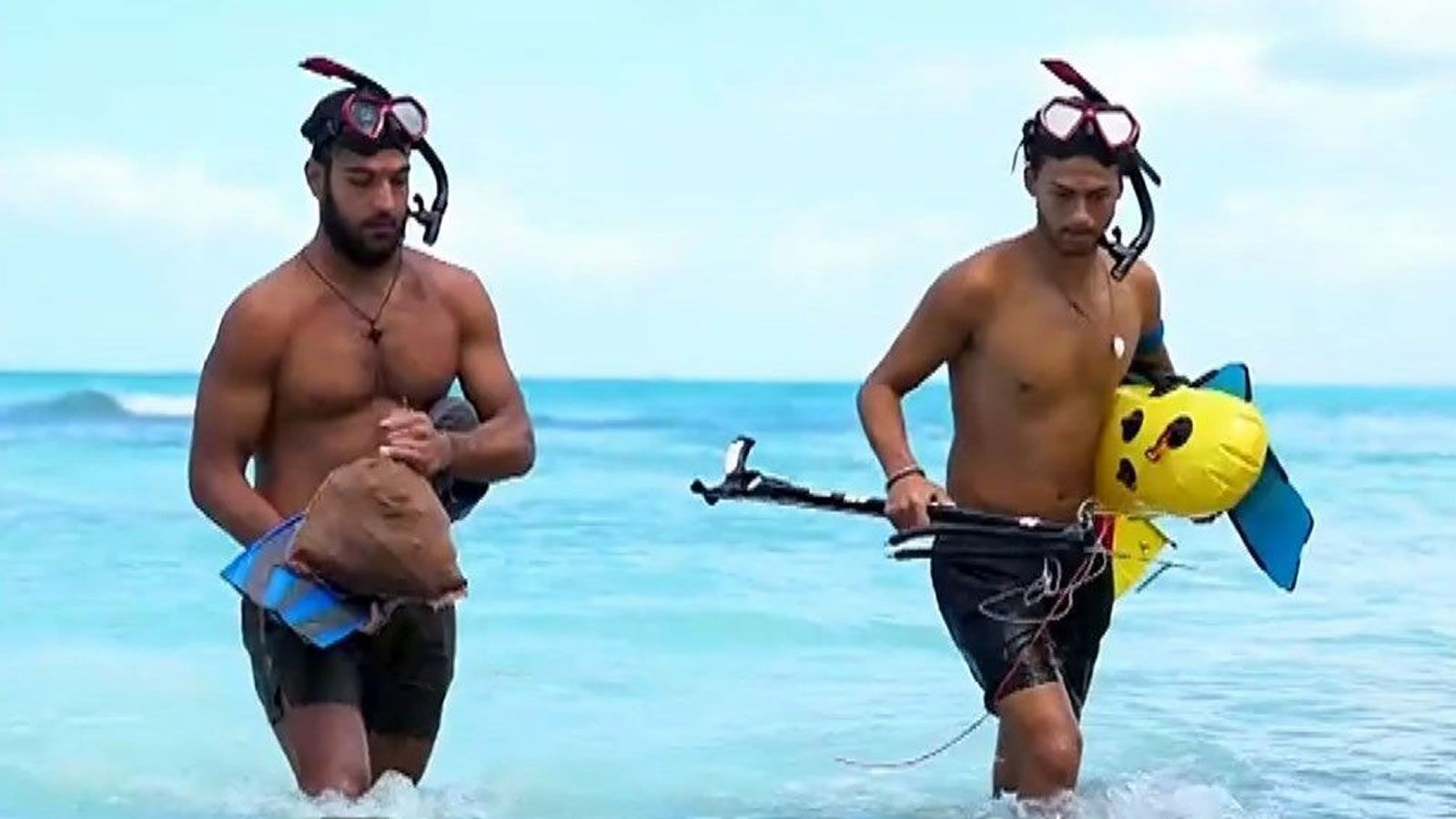 Ο παίκτης του Survivor Σταύρος Φλώρος πριν από το σοβαρό ατύχημα με το ταχύπλοο.