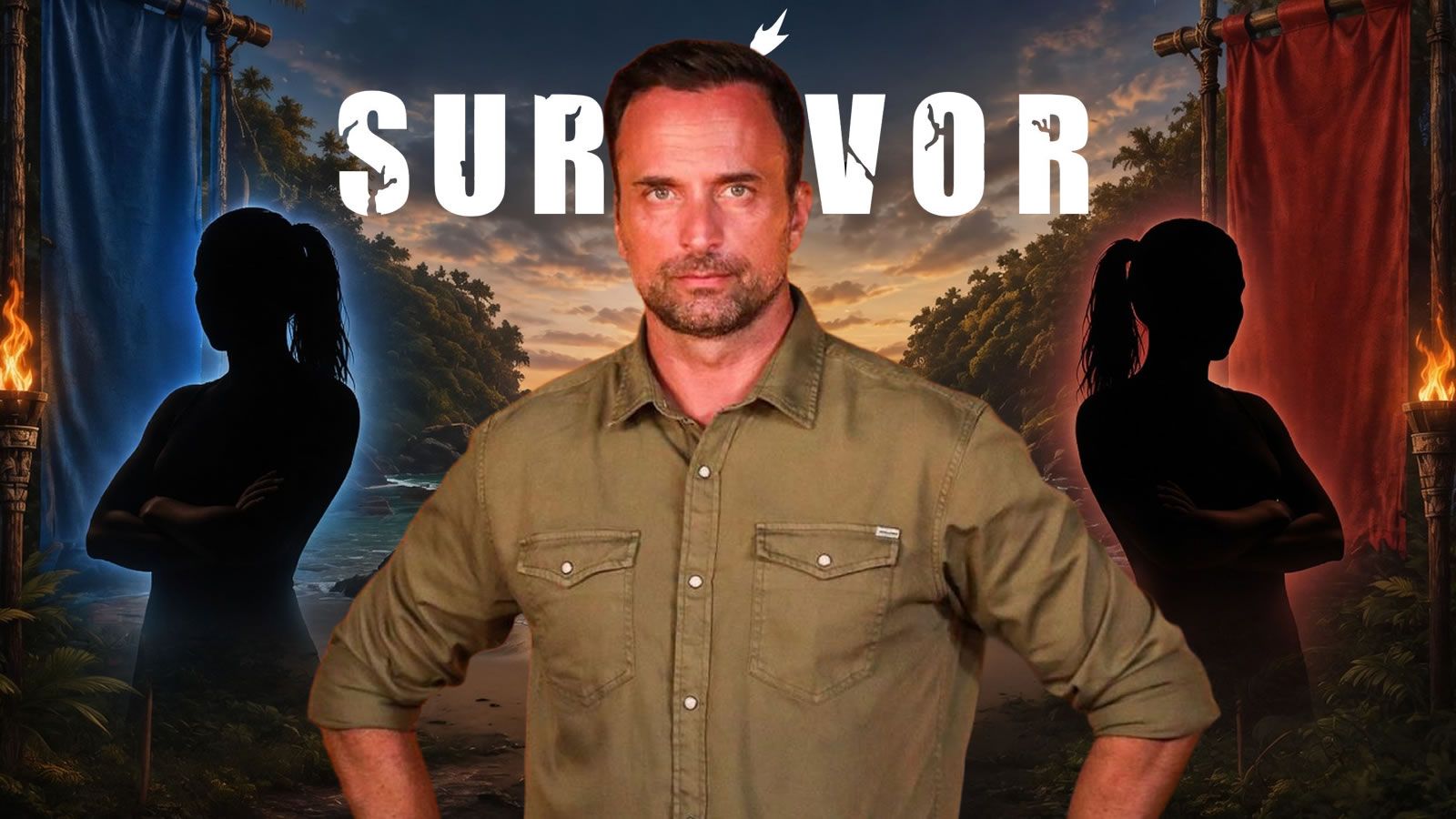 Ο Γιώργος Λιανός στο συμβούλιο του Survivor ετοιμάζεται να κάνει μια κρίσιμη ανακοίνωση.