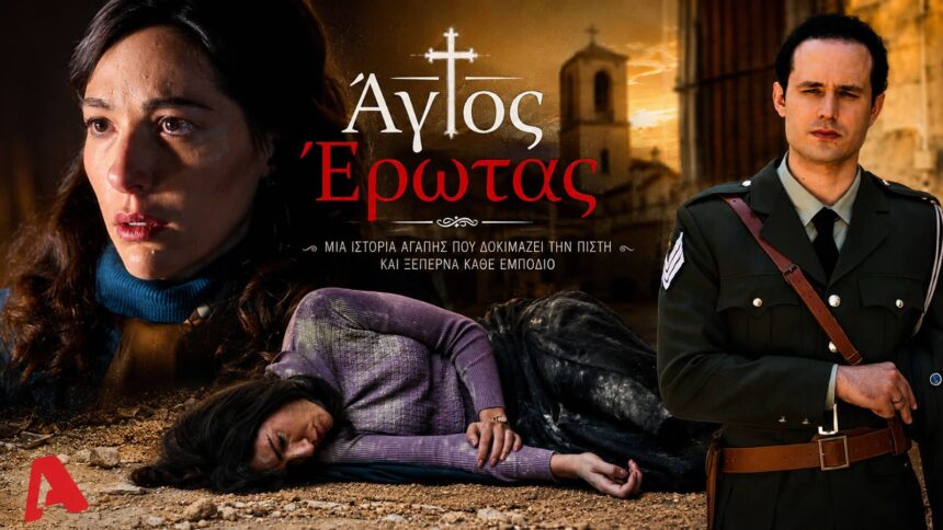 Άννα και Νικηφόρος σε δραματική σκηνή από τον Άγιο Έρωτα