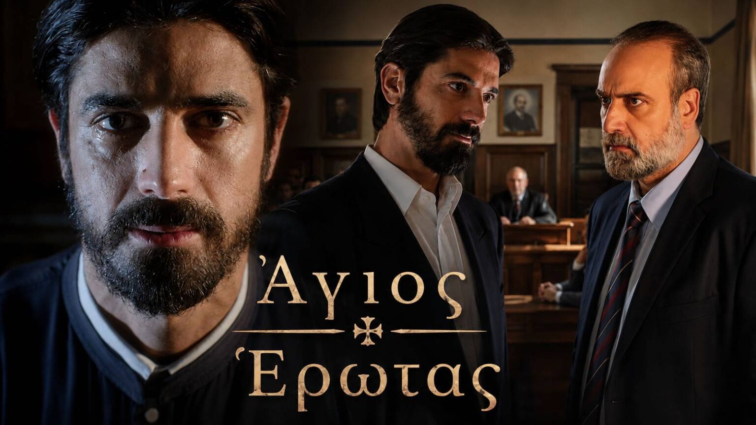 Στιγμιότυπο από τον «Άγιο Έρωτα»: ο Νικόλαος αντικριστά με τον Παύλο μέσα στο δικαστήριο